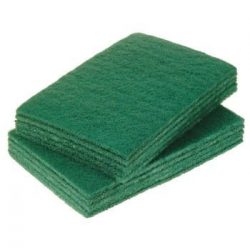 catering scourers green 9x6 Selcohygiene.co.uk