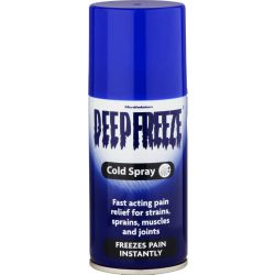 Freeze cold spray