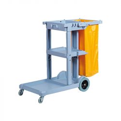 Janitorial Cleaning Cart With Waste Bag - Image 2