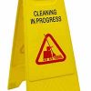 Cleaning Sign