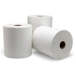 Centrefeed Wiper Rolls White 2ply Selco