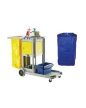 Janitorial Cleaning Trolley with Safe Box - Selco hygiene
