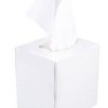 Facial Tissues Cube Box White