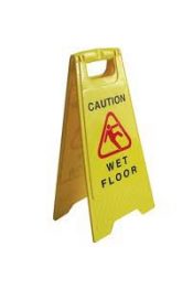 wet floor safety sign
