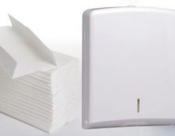 Hand Towels White Z Fold With Dispenser Pack Deal