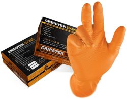 Orange Grip Nitrile Gloves - Selco Hygiene